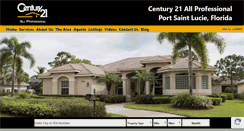 Desktop Screenshot of century21allprofessional.com